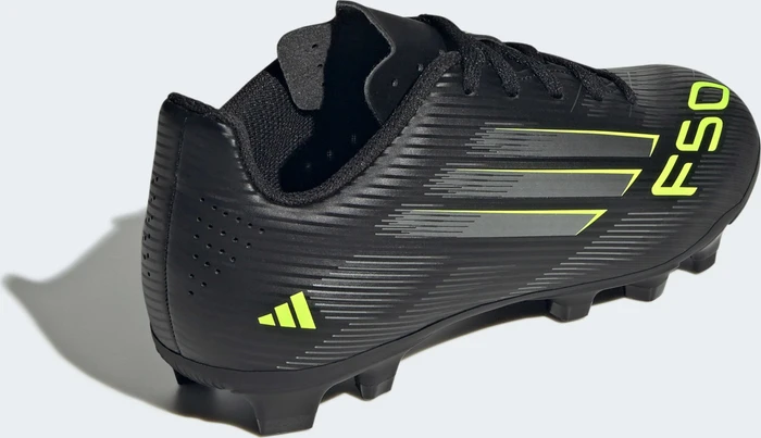 adidas F50 Club core black/iron metallic/lucid lemon (Junior)
