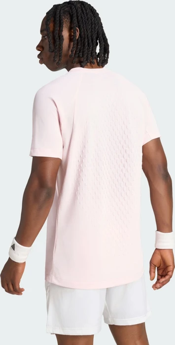 adidas Tennis Climacool+ 3D Freelift Pro Funktionsshirt kurzarm distilled pink (Herren)