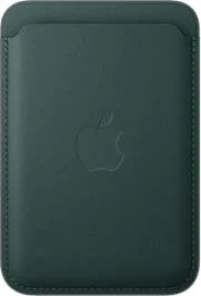 Apple iPhone Feingewebe Wallet mit MagSafe dunkelgrün