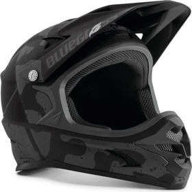 Bluegrass Intox Fullface-Helm black red matt