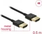 DeLOCK Slim High Speed 4K HDMI Kabel mit Ethernet Stecker/Stecker Vorschaubild