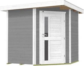 Weka 229 A 209x205cm Gartenhaus grau