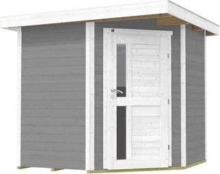 Weka 229 A 209x205cm Gartenhaus grau