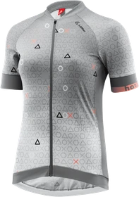 Löffler Axo Hotbond Full-Zip Trikot kurzarm steel grey (Damen)