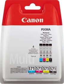 Canon Tinte CLI-571 Multipack schwarz/dreifarbig