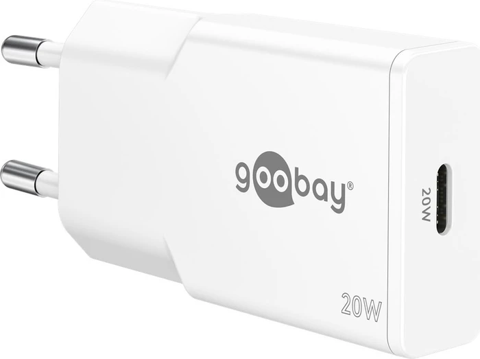 Wentronic Goobay USB-C PD GaN Schnellladegerät (20W) weiß
