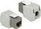 DeLOCK Keystone Modul RJ-45 Buchse via Verlegekabel Cat6, grau Vorschaubild