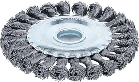 BGS technic Scheibenbürste gezopft, 125mm, 1 Stück