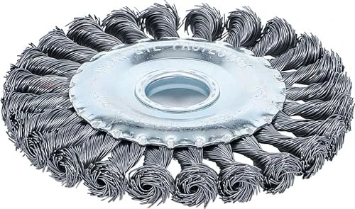 BGS technic Scheibenbürste gezopft, 125mm, 1 Stück