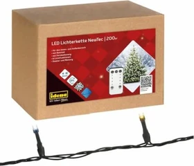 Idena Micro Lichterkette LED 200x warmweiß