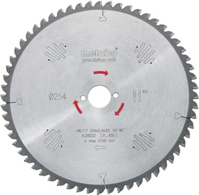 Metabo Precision Cut Kreissägeblatt 56Z, 230x1.8x30mm, 1 Stück