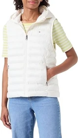 Tommy Hilfiger Padded Global Stripe Weste ancient white (Damen)