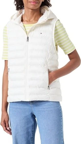 Tommy Hilfiger Padded Global Stripe Weste ancient white (Damen)