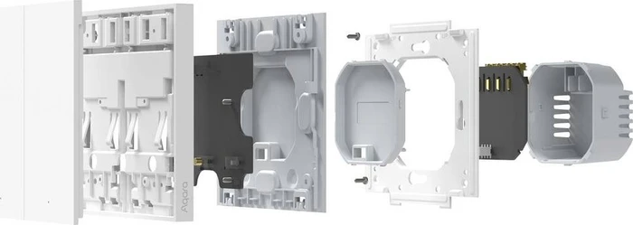 Aqara Smart Wall Switch H1 mit Nullleiter weiß, 1-fach