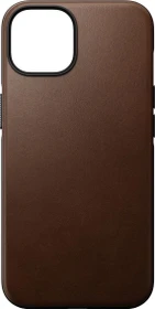 Nomad Modern Leather Case für Apple iPhone 14 Rustic Brown