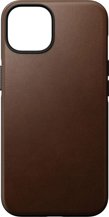 Nomad Modern Leather Case für Apple iPhone 14 Rustic Brown