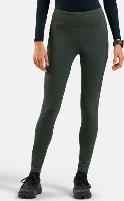 Odlo Zeroweight Warm Reflect Tights 2.0 Laufhose lang urban chic (Damen)