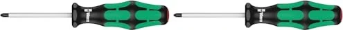 Wera Kraftform Plus Serie 300 350SKPH Kreuzschlitz Schraubendreher, PH0x60mm