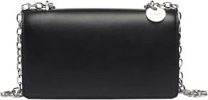 s.Oliver Crossbody-Bag in Leder-Optik mit Kettenriemen Umhängetasche schwarz