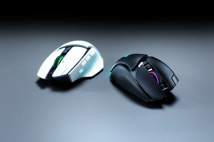 Razer Basilisk V4 Pro, weiß, USB/Bluetooth