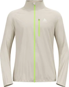 Odlo Zeroweight Laufjacke silver cloud/sharp green (Herren)
