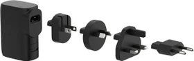 Belkin BoostCharge Hybrid-Ladegerät (25W) mit Powerbank 5K und Reisestecker-Set schwarz