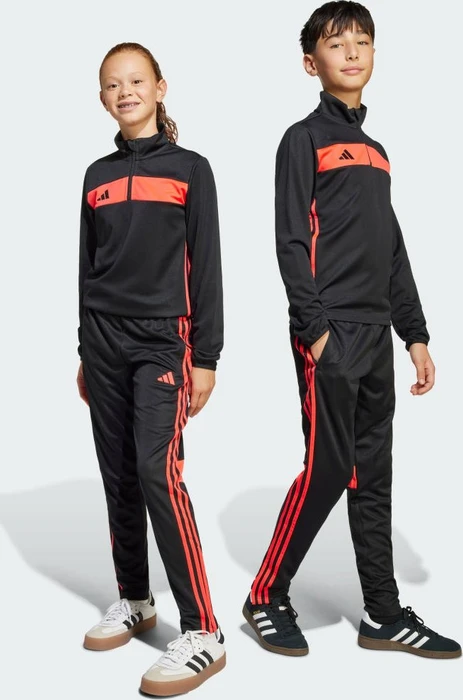 adidas Tiro 25 Essentials Trainingshose lang black/lucid red (Junior)