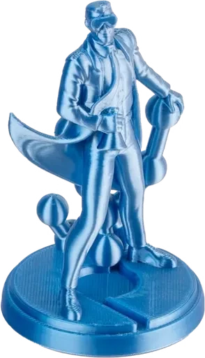 Polymaker Panchroma Dual Silk PLA, Beluga (Silver-Blue), Spule, 1.75mm, 1.00kg