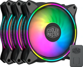 Cooler Master MasterFan MF120 Halo, LED-Steuerung, 120mm, 3er-Pack