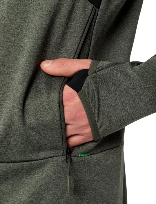 Vaude Monviso Hooded Fleece II Funktionsjacke khaki (Herren)