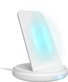 SBS Mobile Desk Stand with 10W Wireless Charging weiß