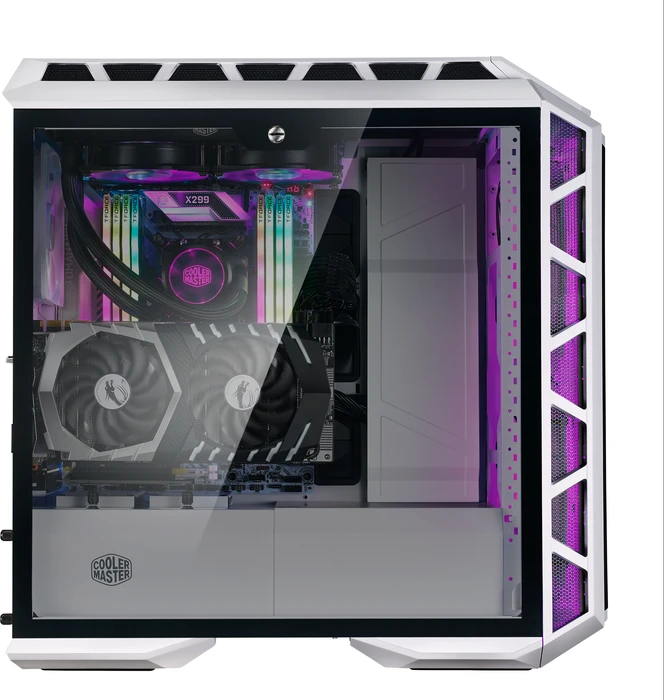 Cooler Master MasterCase H500P Mesh ARGB, weiß, Glasfenster