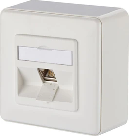 Metz Connect E-DAT modul 1 Port AP Cat.6A, reinweiß