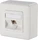 Metz Connect E-DAT modul 1 Port AP Cat.6A, reinweiß (1309110002-E-90)