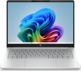 HP OmniBook 3 14-hz0351ngx, Glacier Silver, Snapdragon X - X1-26-100, 16GB RAM, 512GB SSD, DE