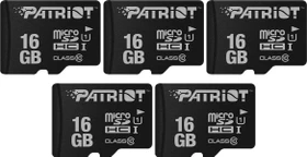 Patriot LX R80 16GB, UHS-I U1, Class 10, 5er-Pack