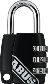ABUS 155/30 schwarz, Zahlenschloss