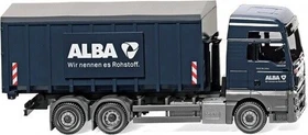 Wiking Modern Edition Abrollcontainer Meiller/MAN TGX Euro 6 Alba