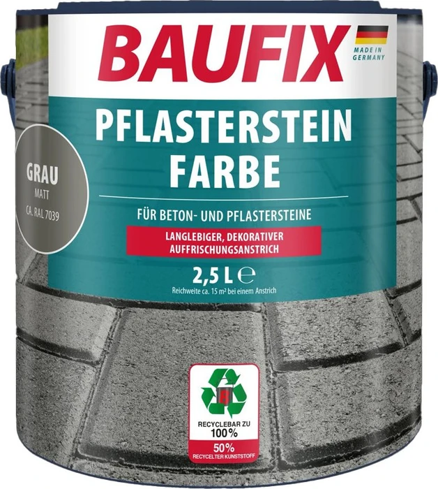 Baufix Pflasterstein-Farbe grau, 2.5l
