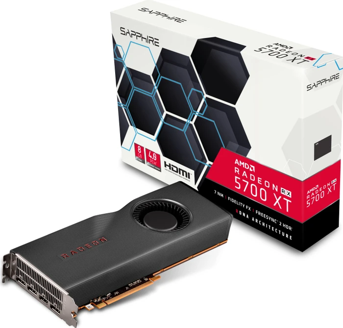 Sapphire Radeon RX 5700 XT 8G, 8GB GDDR6, HDMI, 3x DP, full retail