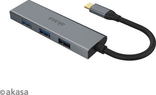 Akasa USB Type-C 4 Port Hub, USB-C 3.0 [Stecker]