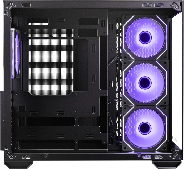 Cooler Master Elite 681 Black, schwarz, Glasfenster