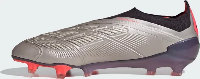 adidas Predator Elite Laceless FG platinum metallic/aurora black/carbon