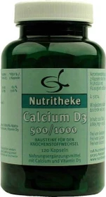 11A Nutritheke Calcium D3 500/1000 Kapseln, 120 Stück