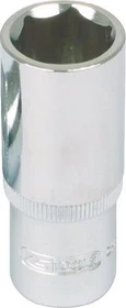 KS Tools CHROMEplus Außensechskant Steckschlüssel 1/4", 12x50mm