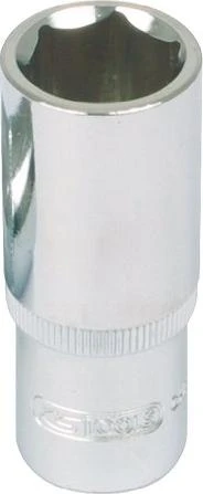 KS Tools CHROMEplus Außensechskant Steckschlüssel 1/4", 12x50mm