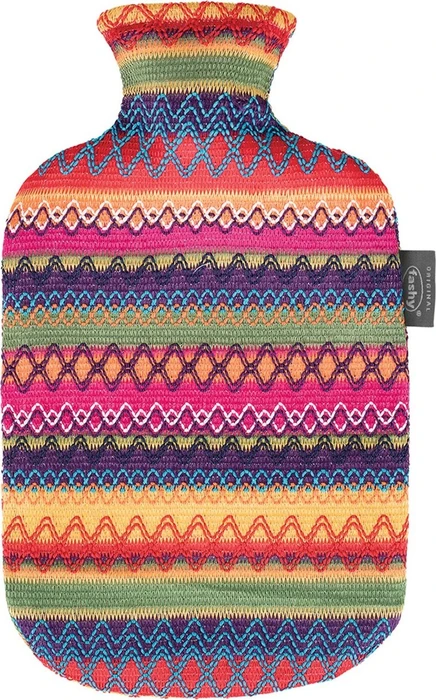 Fashy Wärmflasche mit Bezug Peru-Design