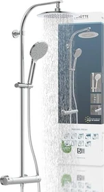 Schütte Madura Fresh Regendusche schwarz matt