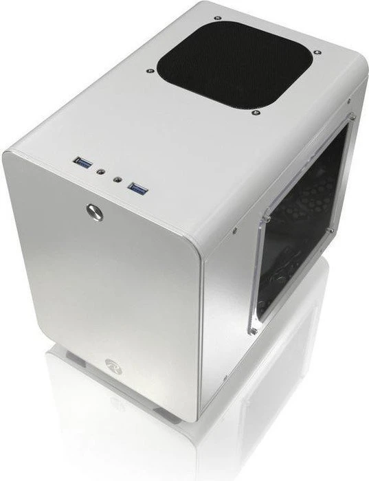 Raijintek Metis Plus weiß, Acrylfenster, Mini-ITX