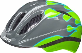 KED Meggy II Trend Kinderhelm flame grey/green